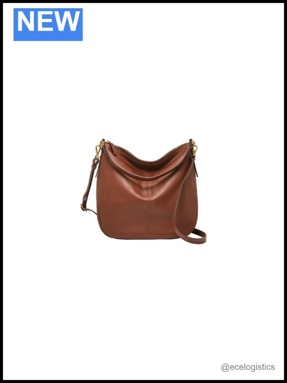 Fossil Jolie LiteHide Leather Hobo Purse Shoulder Crossbody Bag for Women